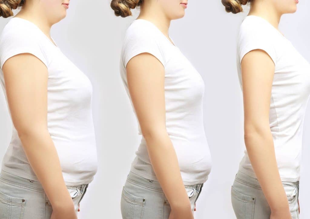 The Best Foods for Weight Loss 2 Before and after images of a woman showcasing significant weight loss and body transformation.