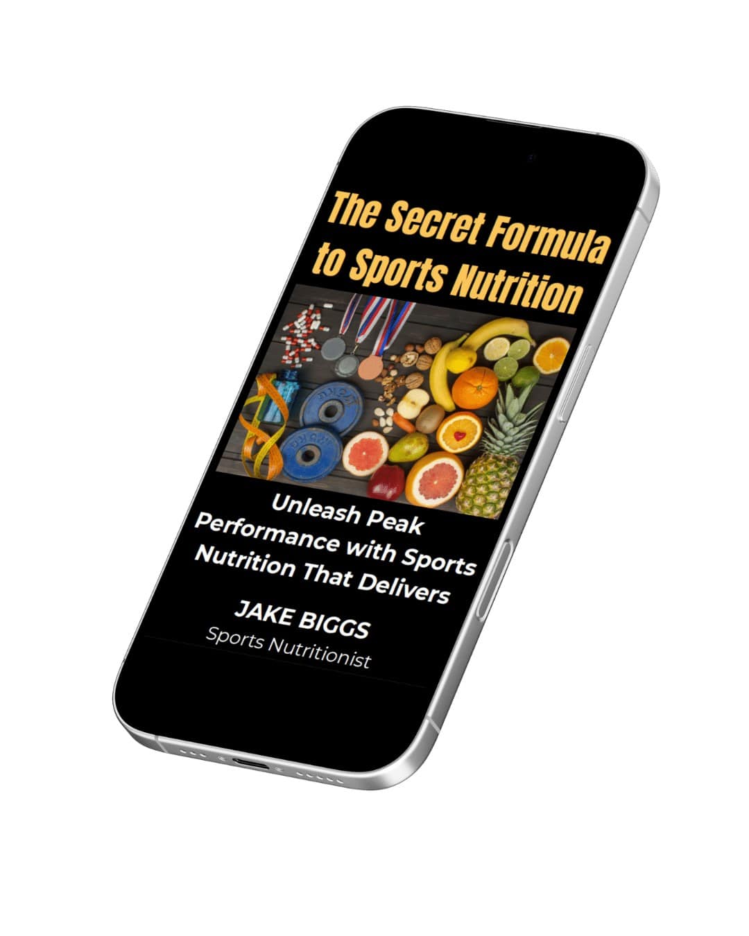 Sport Nutrition eBook written by sports nutritionist, Jake Biggs.