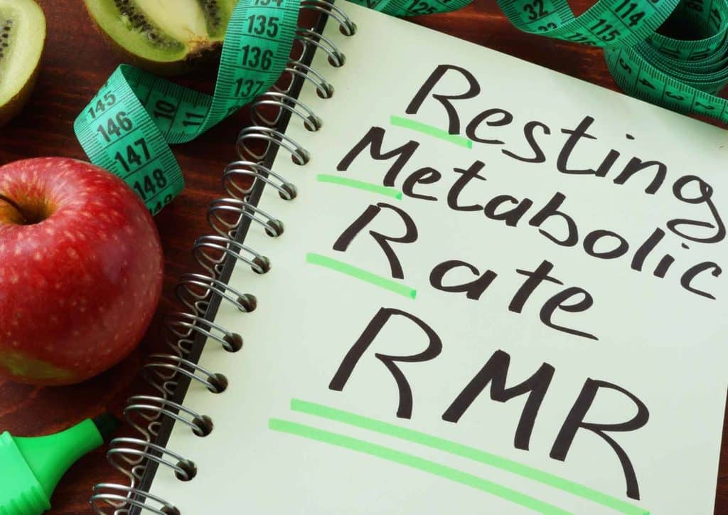 How to Speed Up Your Metabolism (What Actually Works) 6 Diagram illustrating resting metabolic rate (RMR) with labeled components and energy expenditure details.